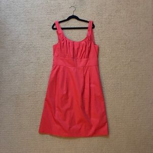 JCrew coral/pinkish color dress. Good condition!